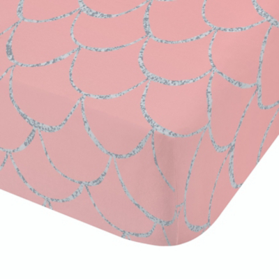 Catherine Lansfield Mermaid Ombre Pink Fitted Sheet Home at ASDA