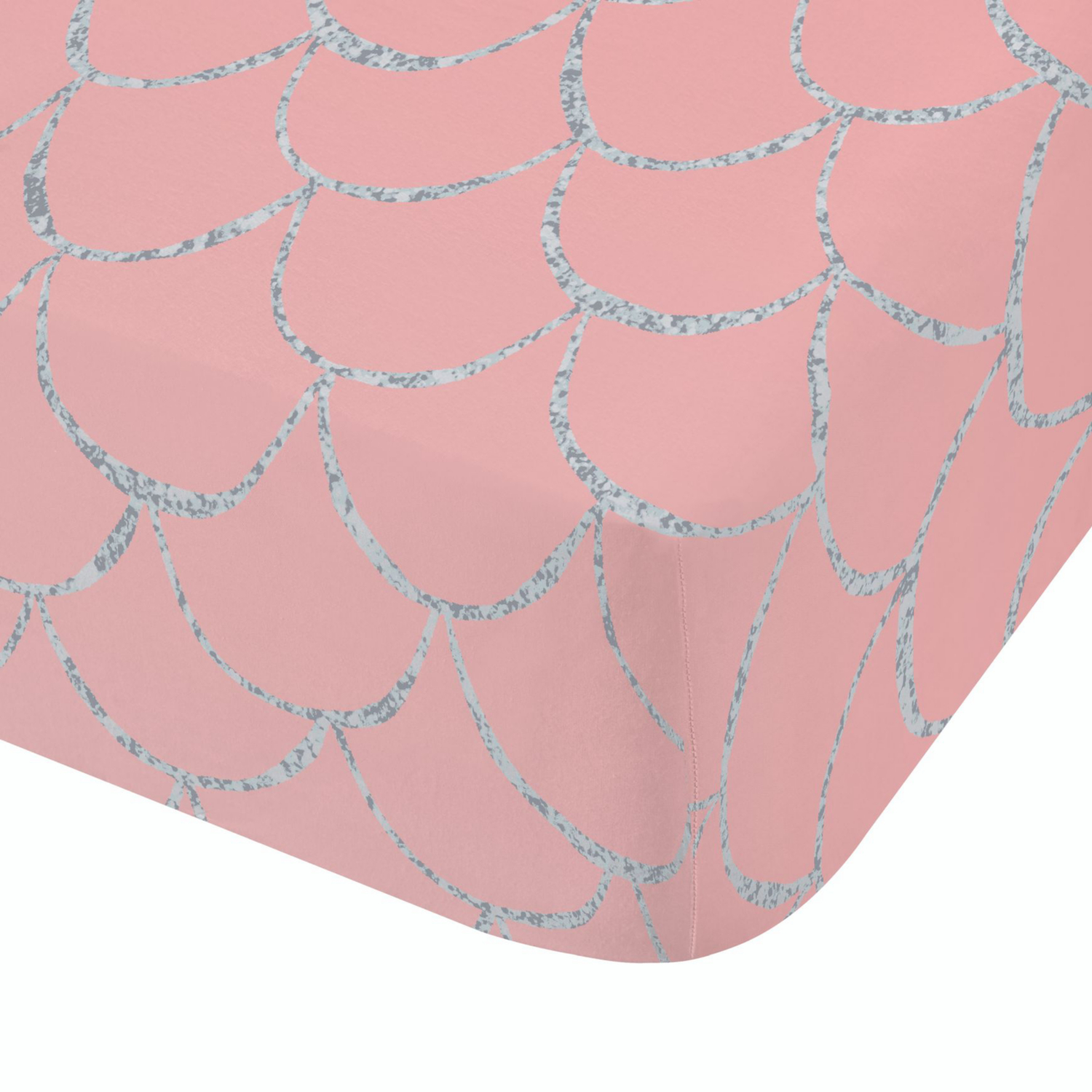 Cat Pink Catherine Lansfield Mermaid Ombre Fitted Sheet