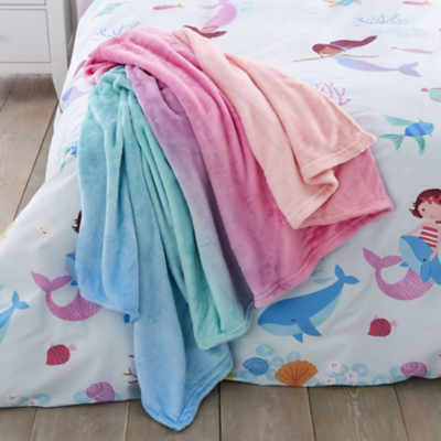 Catherine Lansfield Dancing Fairies Soft Cosy Fleece Throw Pink | Very - View #11