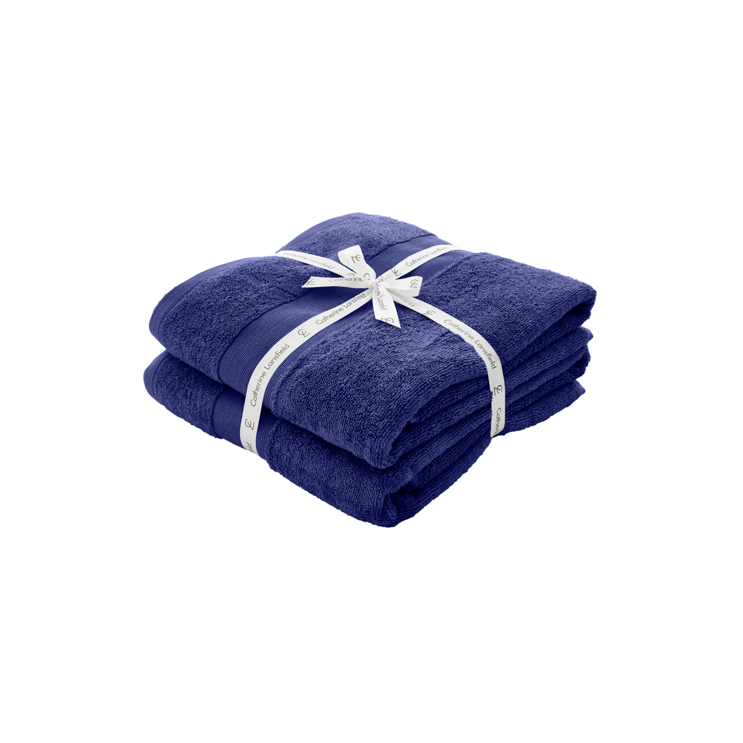 Catherine Lansfield Navy Anti Bacterial Towel Range - Image 4