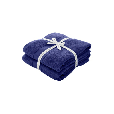 Catherine Lansfield Anti-Bacterial 100% Cotton Towel in Navy | Size: Bath Sheet