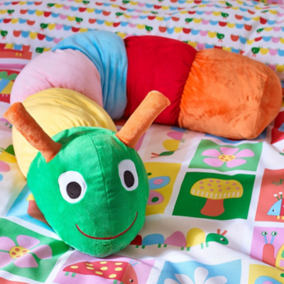 Cath Kidston チャールズ3世 クッション Catherine Lansfield Charlee Caterpillar 3D Cushion | Home | George