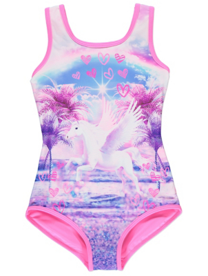 pink unicorn swimsuit