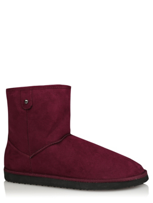 asda burgundy boots