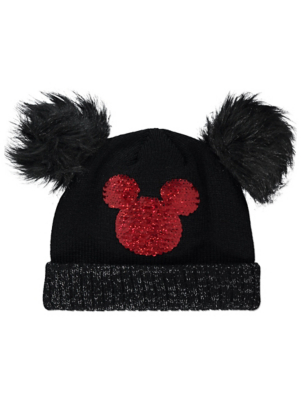 mickey mouse bobble hat