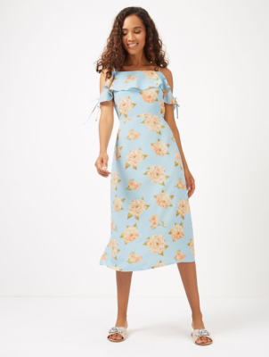 red floral dress uk