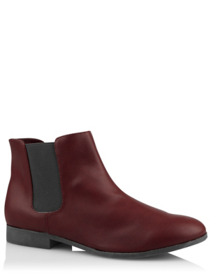 asda burgundy boots