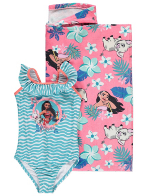 moana swimming costume asda