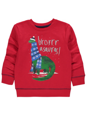 dinosaur christmas sweatshirt