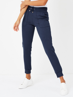 womens navy jogger pants