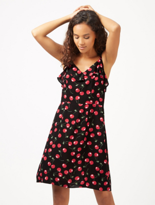 cherry print sundress