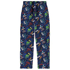 Mens Marvel Comics Pyjamas Bottoms Men's Cotton Lounge Pants Nightwear Size S-XL