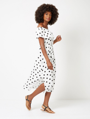 satin slip dress midi