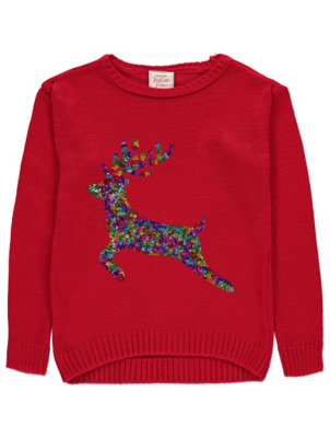 kids christmas jumper dress