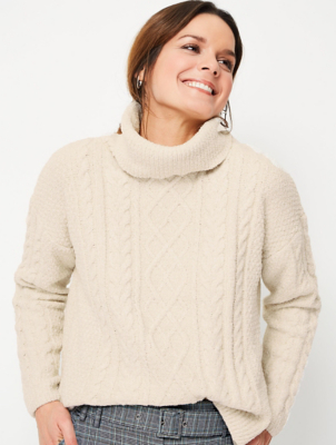 beige roll neck jumper womens