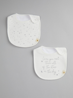 asda white bibs