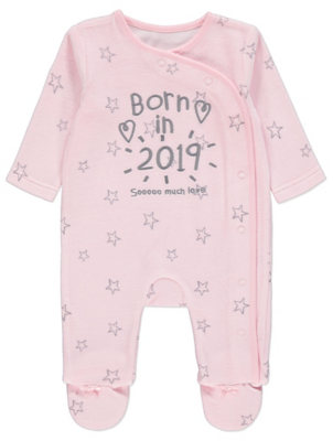 born in 2019 baby sleepsuit