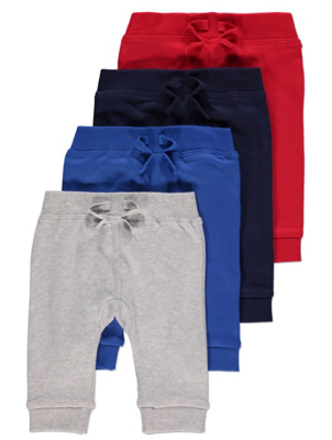 red baby joggers