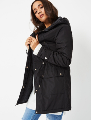 lightweight hooded parka womens