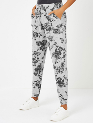 flower print joggers