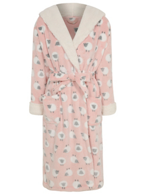 asda pink dressing gown