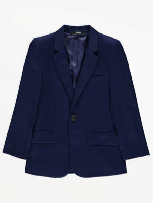 Blue Suit Jacket Kids at ASDA