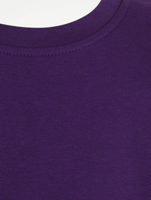 asda purple school cardigan