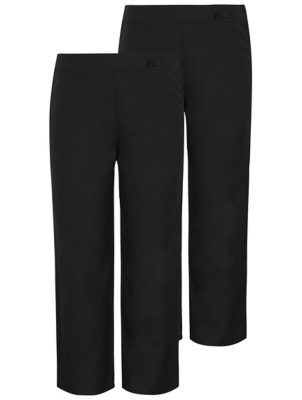 slim fit black trousers ladies