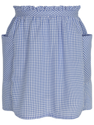 asda blue gingham school dress