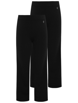 black school trousers womens