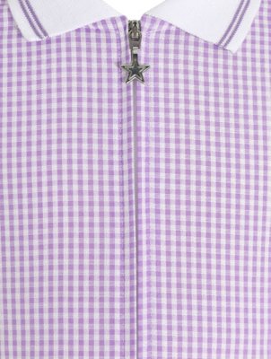 purple gingham dress asda