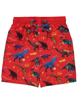 dinosaur swimming shorts