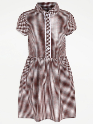 red gingham school dress