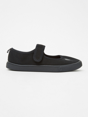 wide fit slip on plimsolls