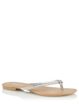silver sandals asda