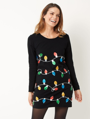 long black christmas dress