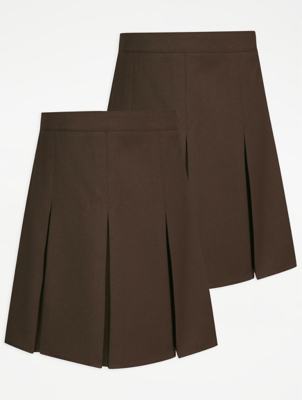 brown skirt