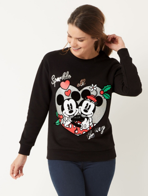 ladies minnie mouse jumper