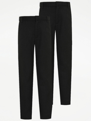 boys skinny fit school trousers