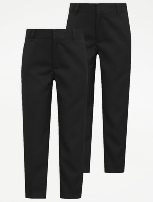 long length black pants