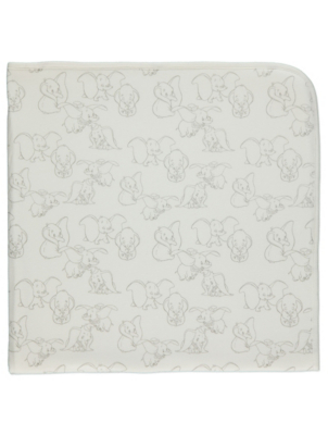 disney dumbo white fleece blanket