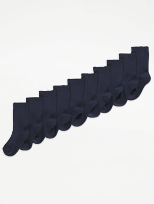 kids navy ankle socks