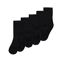Black Ankle Socks 5 Pack | Women | George at ASDA