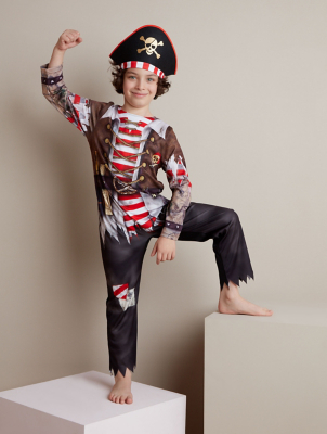 kids pirate costume asda