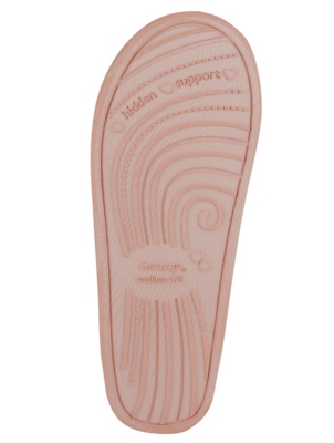 hidden support mule slippers