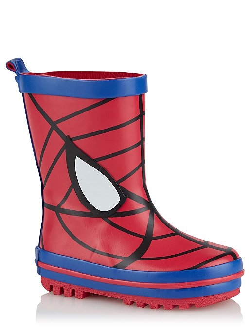 Marvel Spiderman Wellington Boots Rain Wellies Snow Boots Kids Shoes Size