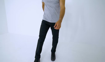 mens black jeans asda