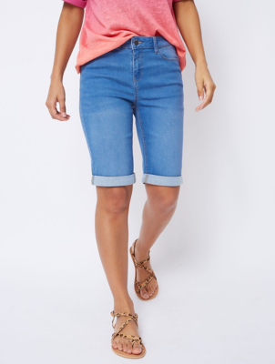 asda george denim shorts