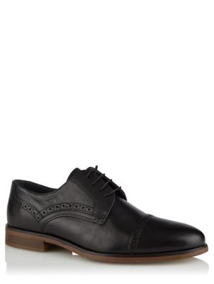 asda george mens black shoes