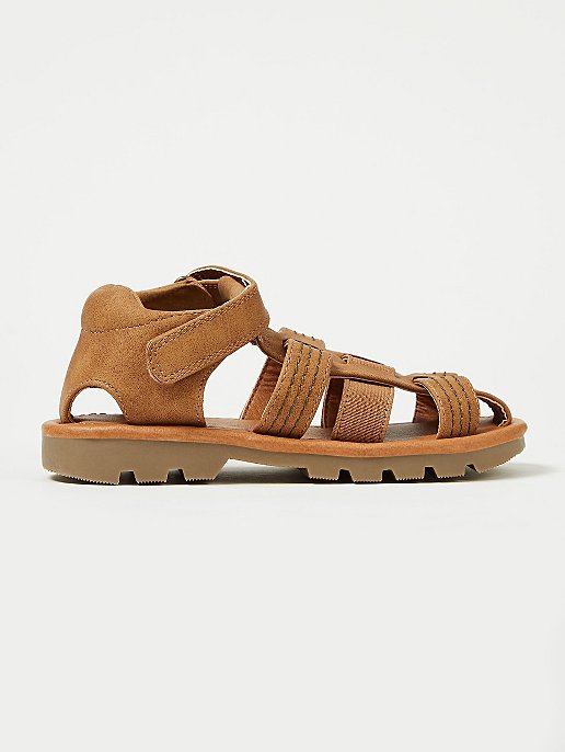 Tan Strap Sandals Kids George